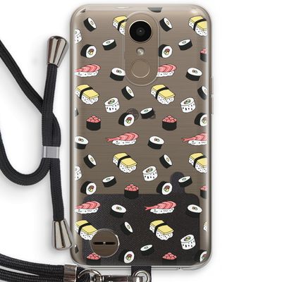 Sushi time: LG K10 (2017) Transparant Hoesje met koord