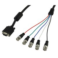 Valueline CABLE-174 video kabel adapter 1,8 m VGA (D-Sub) 5 x BNC Zwart