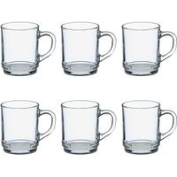 24x stuks Theeglazen/koffieglazen transparant glas 260 ml - thumbnail