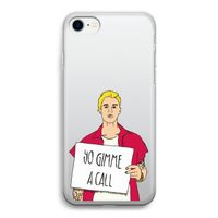 Gimme a call: iPhone SE 2020 Transparant Hoesje