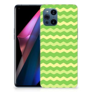 OPPO Find X3 | X3 Pro TPU bumper Waves Green