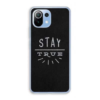 Stay true: Xiaomi Mi 11 Lite Transparant Hoesje