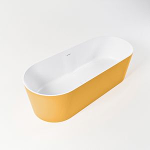Vrijstaand Bad MONDIAZ NOBLE 180x75cm Kleur Ocher / Talc