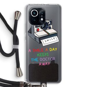 Smile: Xiaomi Mi 11 Transparant Hoesje met koord
