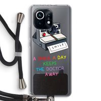 Smile: Xiaomi Mi 11 Transparant Hoesje met koord