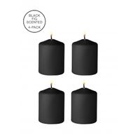 Tease Candles - Disobedient Smell - 4 Pieces - Black