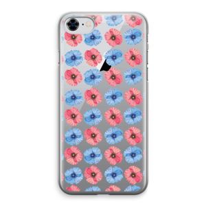 Klaproosjes: iPhone 8 Transparant Hoesje