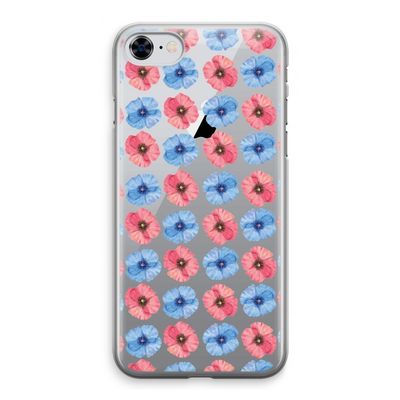 Klaproosjes: iPhone 8 Transparant Hoesje