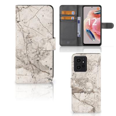 Xiaomi Redmi Note 12 4G | Bookcase | Marmer Beige