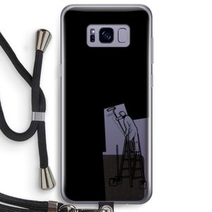 Musketon Painter: Samsung Galaxy S8 Plus Transparant Hoesje met koord