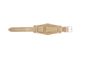 Horlogeband Fossil CH2794 Leder Beige 18mm