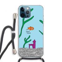 Aquarium: iPhone 12 Pro Transparant Hoesje met koord