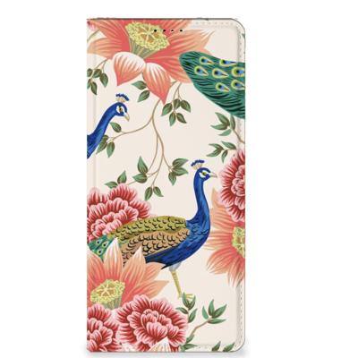 Smartphone hoesje voor OPPO X6 Pro Pink Peacock Smartphone hoesje voor OPPO X6 Pro Pink Peacock