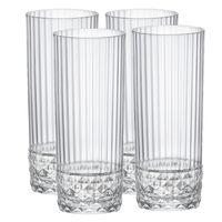 8x Stuks longdrink glazen/waterglazen 400 ml - thumbnail