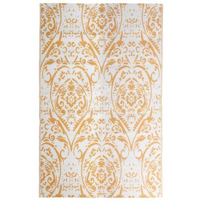 Buitenkleed ARAKIL 190x290 cm PP oranje en wit