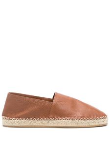 Valentino Garavani espadrilles à logo embossé - Marron