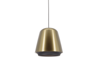 Artdelight Design hanglamp Santiago Ø 35cm brons met zwart HL 324 BR-ZW