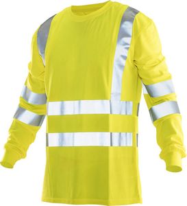 Jobman 5593 Hi-vis long sleeve T-shirt