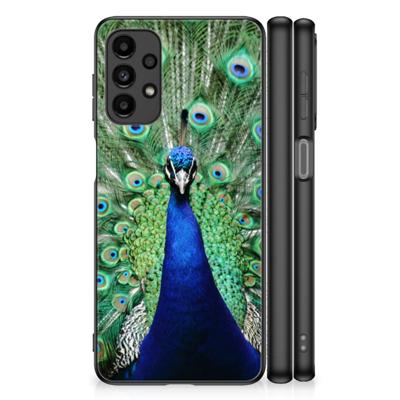 Samsung Galaxy A13 4G Dierenprint Telefoonhoesje Pauw
