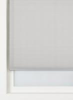 HEMA Plisse dubbel lichtdoorlatend witte achterzijde grijs (grijs)