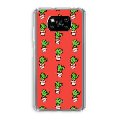 Mini cactus: Xiaomi Poco X3 NFC Transparant Hoesje