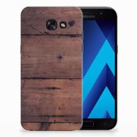 Samsung Galaxy A5 2017 | Bumper Hoesje | Old Wood