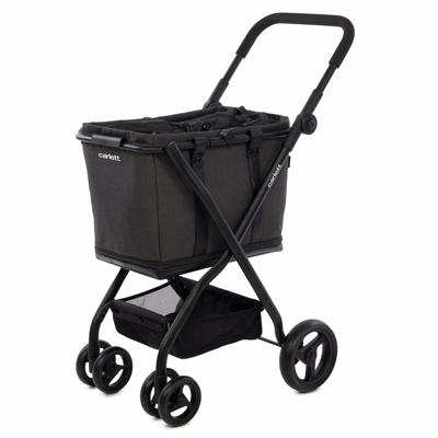 Winkelwagen Carlett CUBE S VOLCANO Zwart