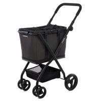 Winkelwagen Carlett CUBE S VOLCANO Zwart