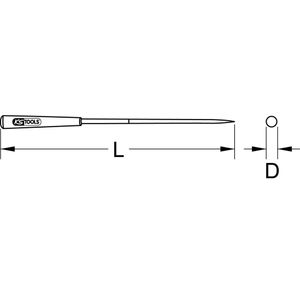 KS Tools 1403052 Lengte 145 mm 1 stuk(s)