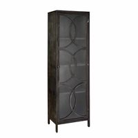 Tower Living Opbergkast 'Stelvio' 1-deurs, kleur Gun Metal