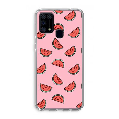 Watermeloen: Samsung Galaxy M31 Transparant Hoesje