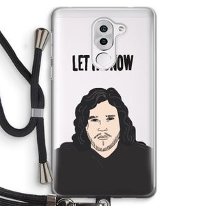 Let It Snow: Honor 6X Transparant Hoesje met koord