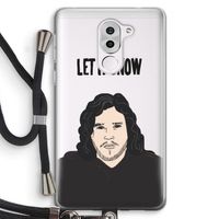 Let It Snow: Honor 6X Transparant Hoesje met koord