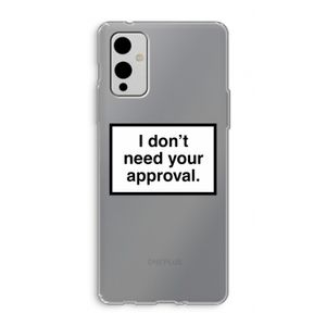 Don't need approval: OnePlus 9 Transparant Hoesje
