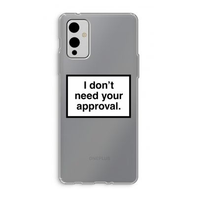 Don't need approval: OnePlus 9 Transparant Hoesje