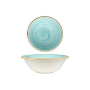 Bonna Kommetje - Aqua - Porselein - 16 cm (400 cc) - set van 6