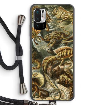Haeckel Lacertilia: Xiaomi Redmi Note 10 5G Transparant Hoesje met koord