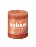 Bolsius Rustiko Shine kaars Cylinder Oranje 1 stuk(s) - thumbnail