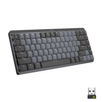 Logitech MX Mini Mechanical toetsenbord Kantoor RF-draadloos + Bluetooth QWERTY US International Grafiet, Grijs - thumbnail