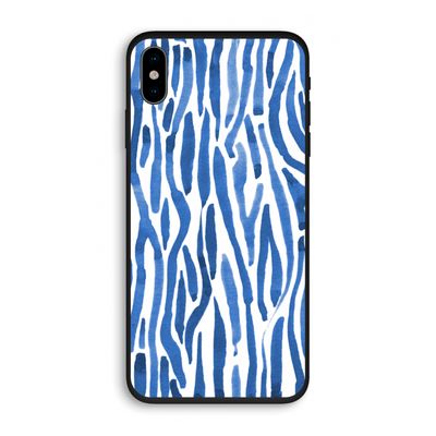 Blauwe nerven: iPhone XS Biologisch afbreekbaar hoesje