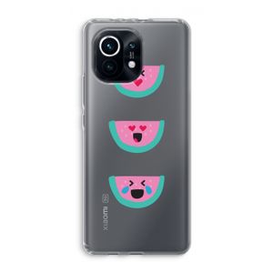 Smiley watermeloen: Xiaomi Mi 11 Transparant Hoesje