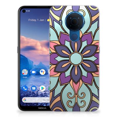 Nokia 5.4 | TPU Case | Purple Flower