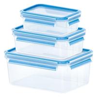 Emsa 508566 clip & close vershouddozen 0.55l/1l/2.3l 3 stuks blauw Emsa 508566 clip & close vershouddozen 0.55l/1l/2.3l 3 stuks blauw