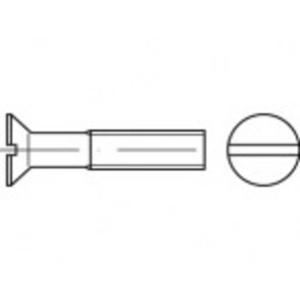 TOOLCRAFT TO-5361399 Verzonken schroeven M3 4 mm Sleuf RVS A4 1000 stuk(s)