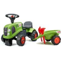 FALK - 212C - Claas trekkerdrager met aanhanger, shovel en hark
