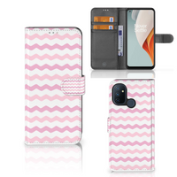 OnePlus Nord N100 Telefoon Hoesje Waves Roze - thumbnail