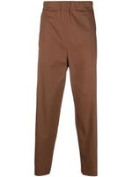 Laneus pantalon fuselé à coupe stretch - Marron