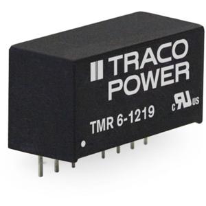 TracoPower TMR 6-1212 DC/DC-converter, print 12 V/DC 12 V/DC 500 mA 6 W Aantal uitgangen: 1 x Inhoud 1 stuk(s)