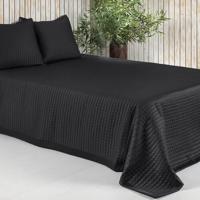 Dommelin Dommelin Sprei Chicago Satijn 300TC Steenkool 180x260 cm Dommelin Dommelin Sprei Chicago Satijn 300TC Steenkool 180x260 cm