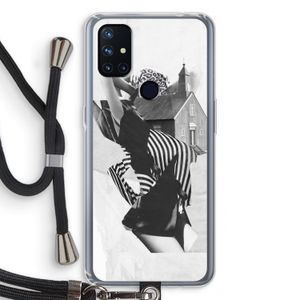 House: OnePlus Nord N10 5G Transparant Hoesje met koord